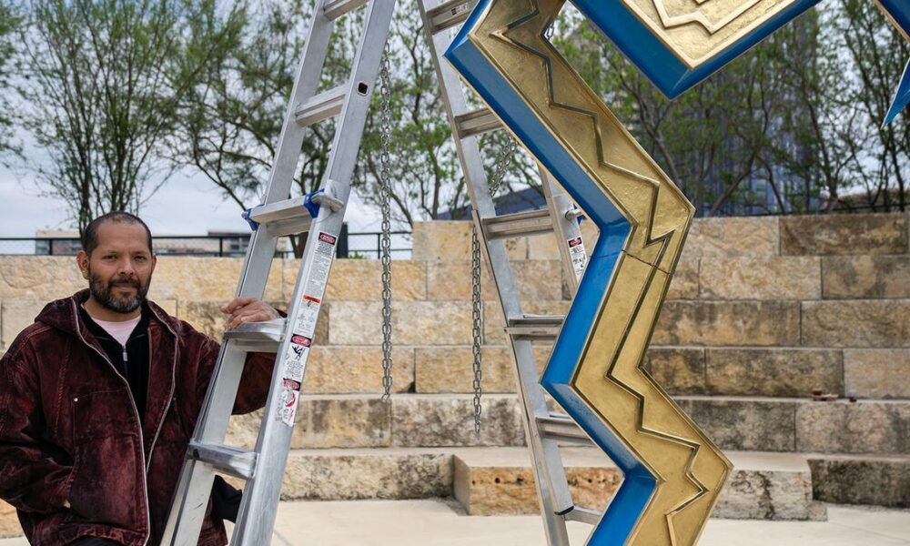 Artist with Mayan heritage creates public art for Austin eclipse