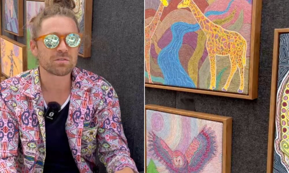 Man turns tragedy into triumph with tiny dot artwork at Ann Arbor Art Fair