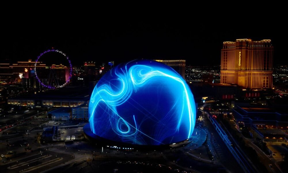 Sphere unveils new exterior artwork by Hingston Studio