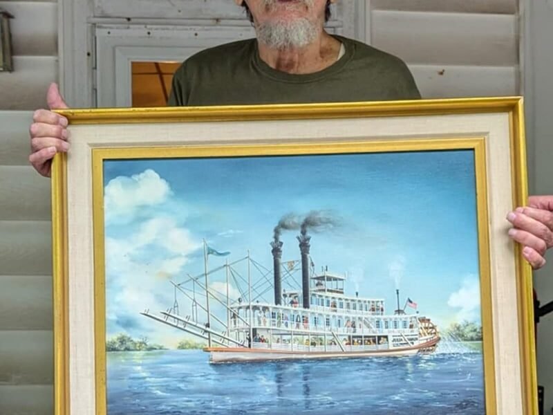 The River: Reader’s message leads to acquisition of treasured ‘too good to be true’ steamboat artwork